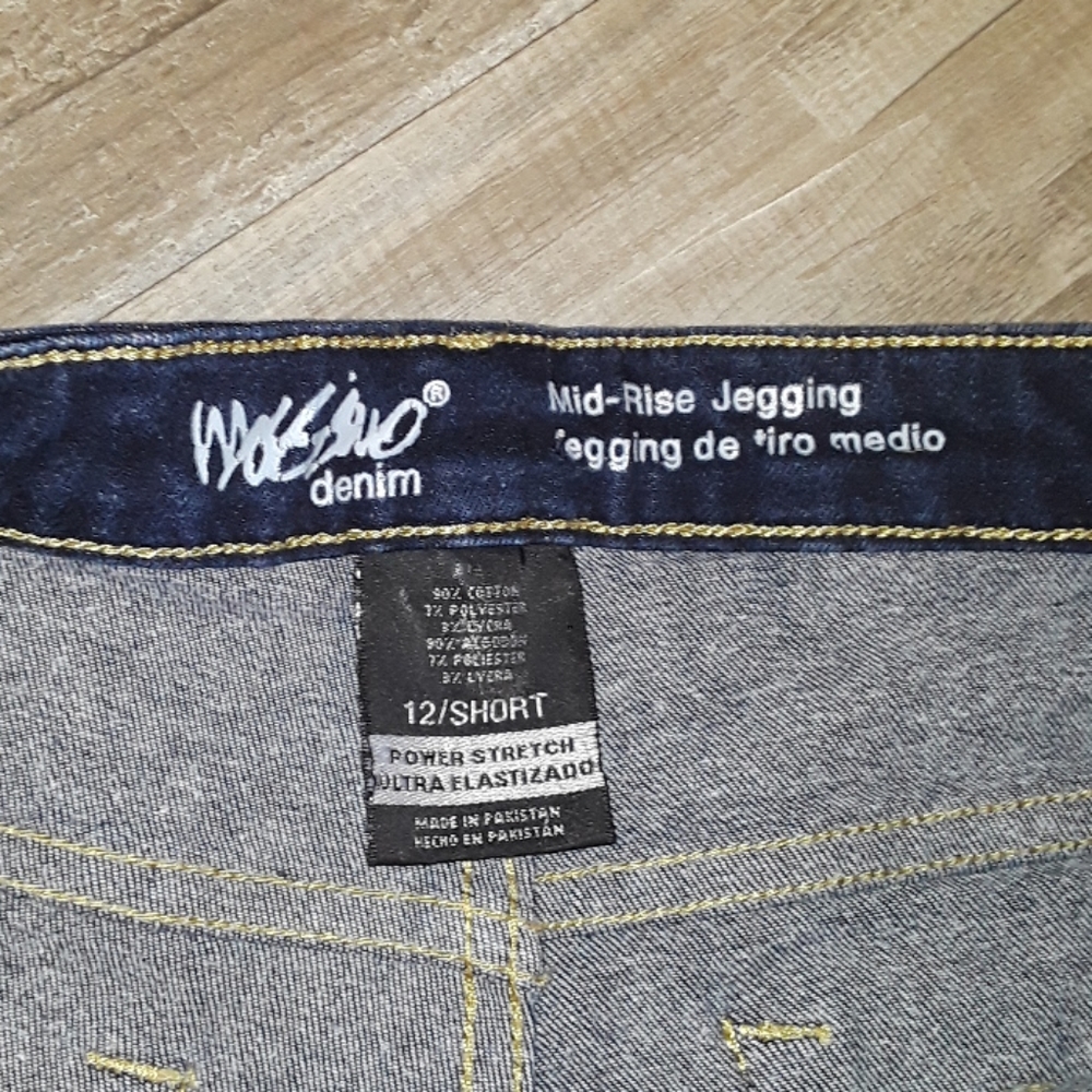 Mossimo denim jeans mid-rise size 12/short